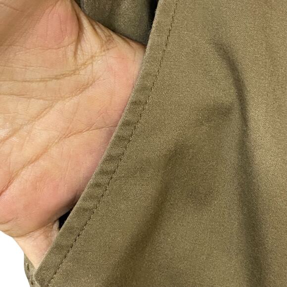 109. BCBG Denise The Tuxedo Cotton Khaki Pant Trousers Size 0 Straight Low Rise - Picture 6 of 12